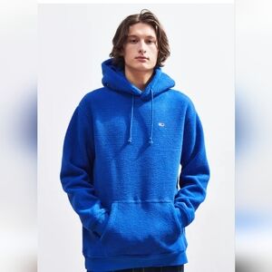 Tommy Hilfiger Blue Hooded Sweatshirt with Logo
